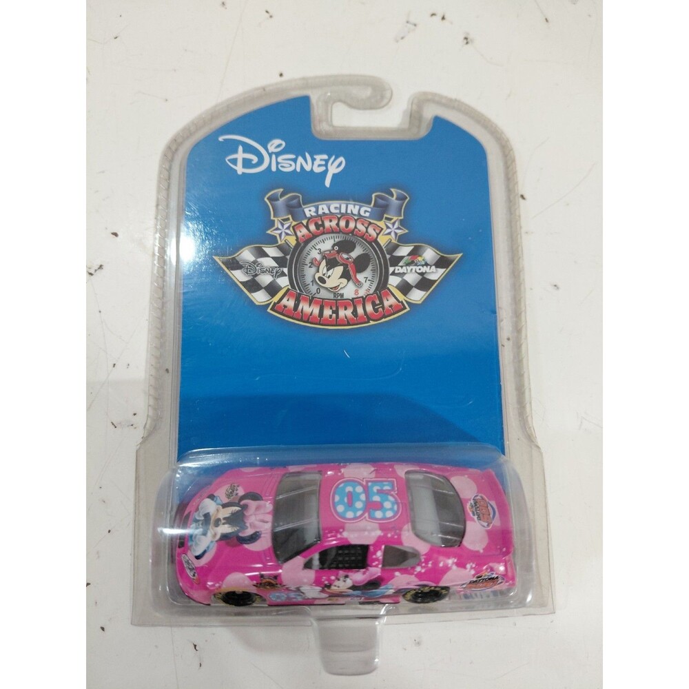 NIP Disney 1:64 DieCast Racing Across America Minni Mouse Chevy Nascar Stock Car